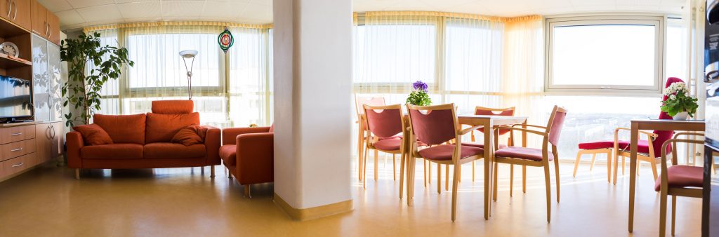 Das "Wohnzimmer" auf der Palliativstation im Klinikum Ingolstadt