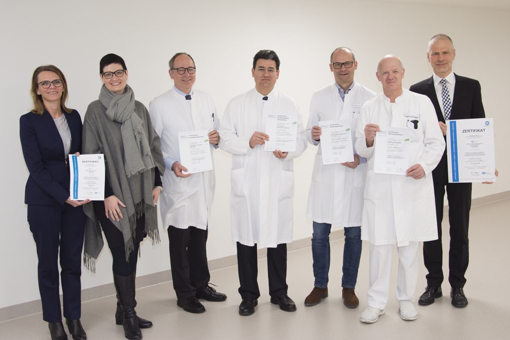Re-Zertifizierungen der Zentren am Klinikum Ingolstadt