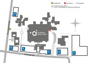 Lageplan Klinikum Ingolstadt