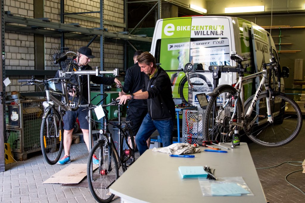 Checkup für das Fahrrad Klinikum Ingolstadt GmbH