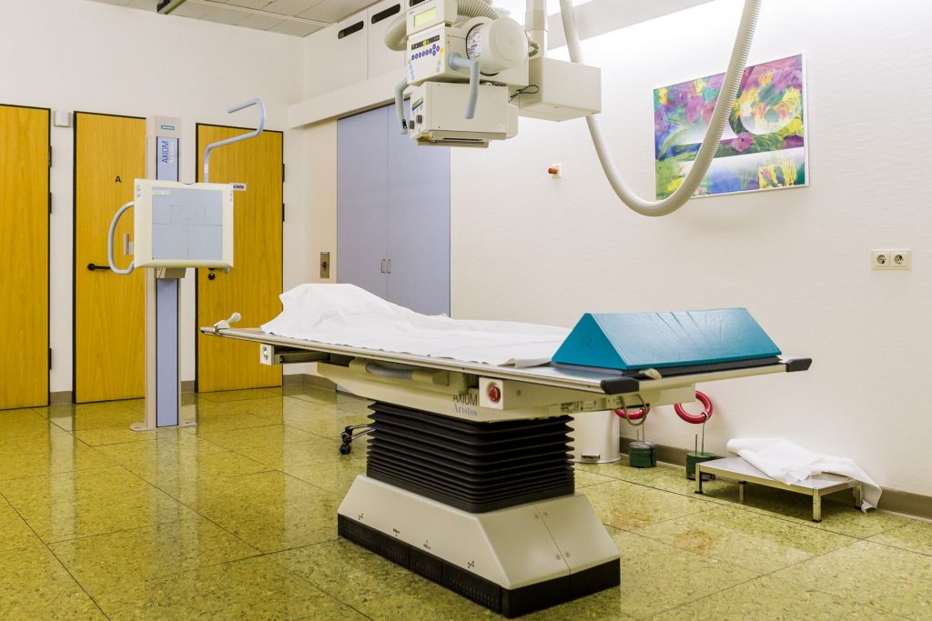 Ein Röntgenraum im Klinikum Ingolstadt.