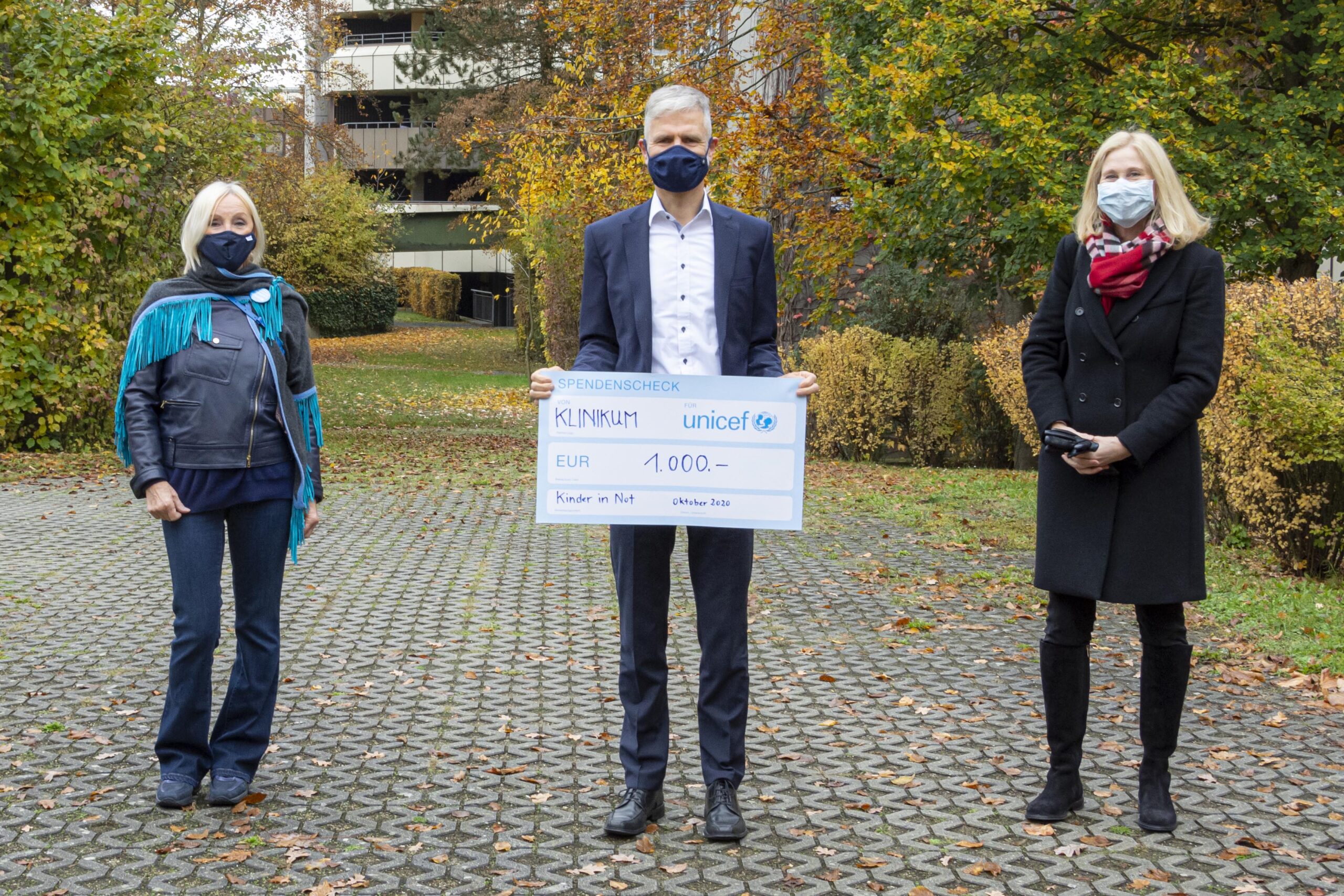 Spendenübergabe Unicef Spendenlauf